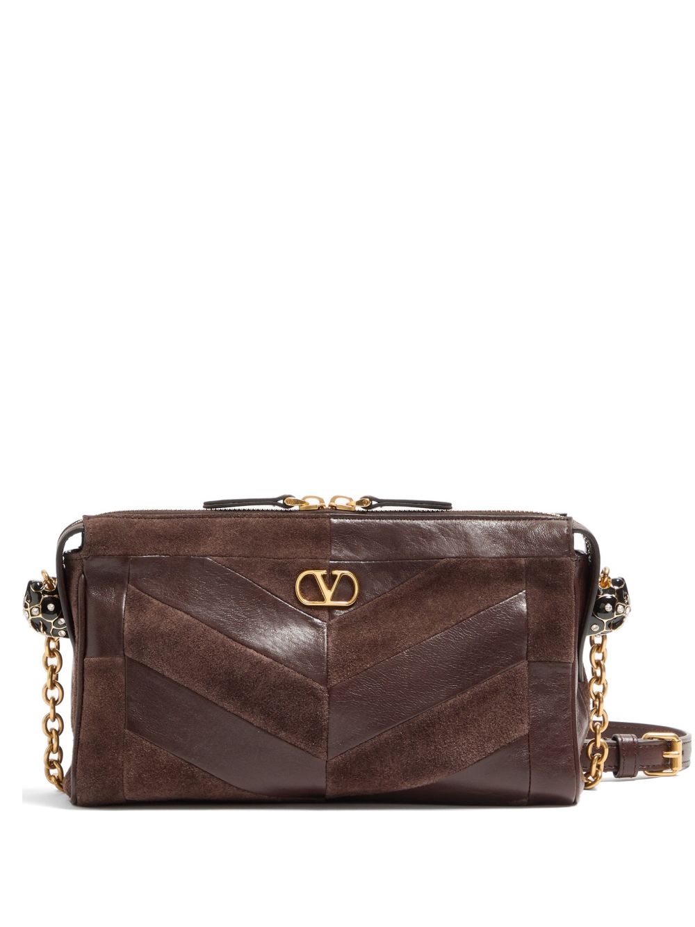 Valentino Garavani Women Panthea Small Leather Shoulder Bag VALENTINO GARAVANI