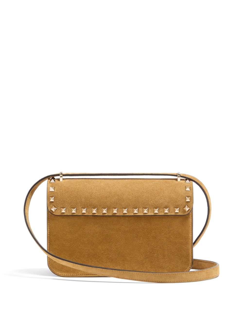 Valentino Garavani Women Rockstud Suede Leather Shoulder Bag