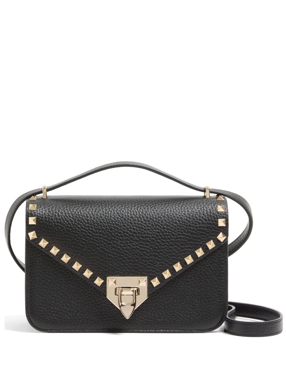 Valentino Garavani Women Rockstud Suede Leather Shoulder Bag VALENTINO GARAVANI