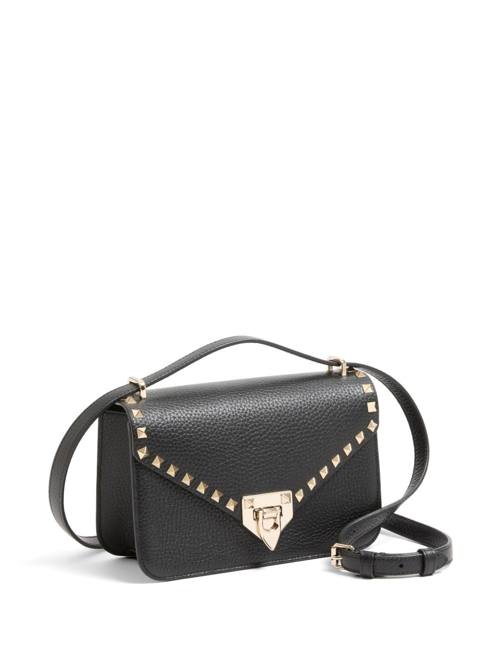 Valentino Garavani Women Rockstud Suede Leather Shoulder Bag VALENTINO GARAVANI