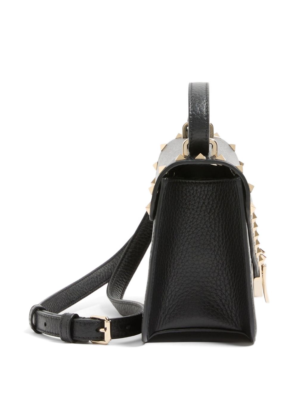 Valentino Garavani Women Rockstud Suede Leather Shoulder Bag VALENTINO GARAVANI