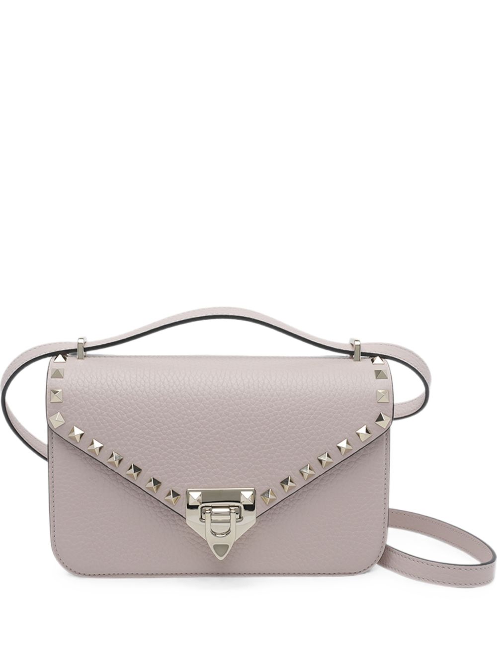 Valentino Garavani Women Rockstud Suede Leather Shoulder Bag VALENTINO GARAVANI