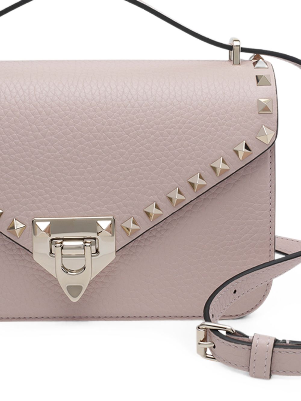 Valentino Garavani Women Rockstud Suede Leather Shoulder Bag VALENTINO GARAVANI