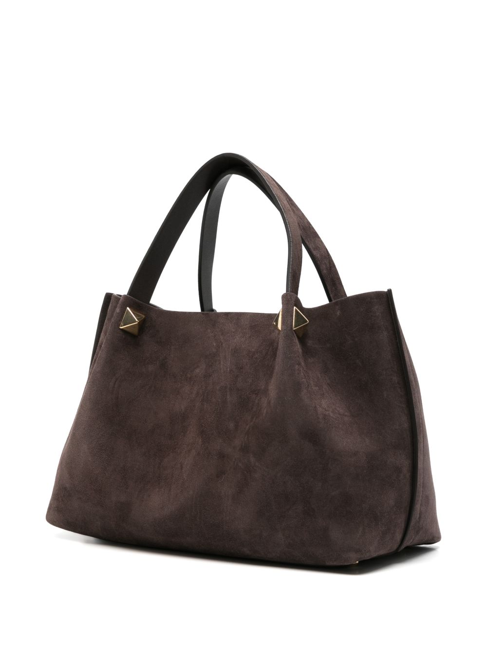 Valentino Garavani Women Vlogo Signature Large Suede Leather Tote VALENTINO GARAVANI