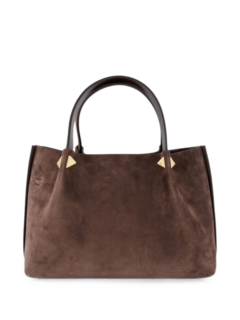 Valentino Garavani Women Vlogo Signature Small Suede Leather Tote VALENTINO GARAVANI