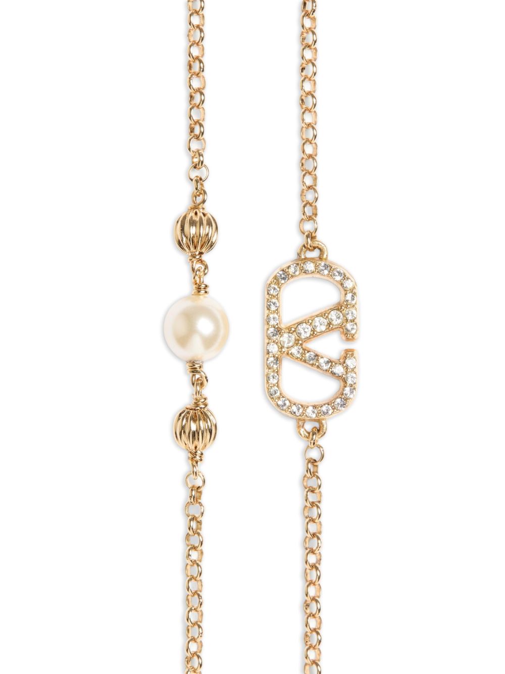 Valentino Garavani Women Vlogo Signature Pearl Bracelet VALENTINO GARAVANI