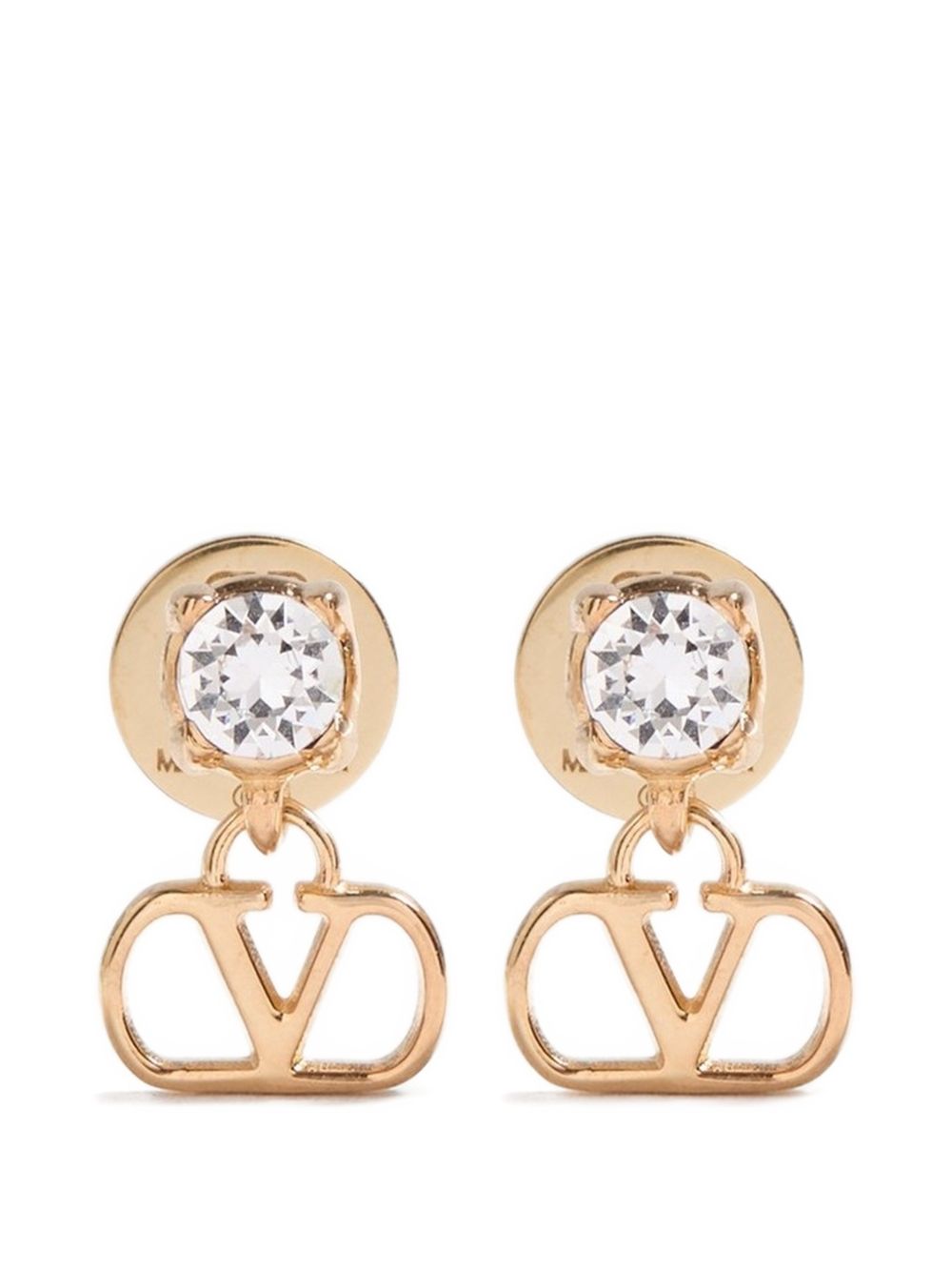 Valentino Garavani Women Vlogo Signature Strass Earrings VALENTINO GARAVANI