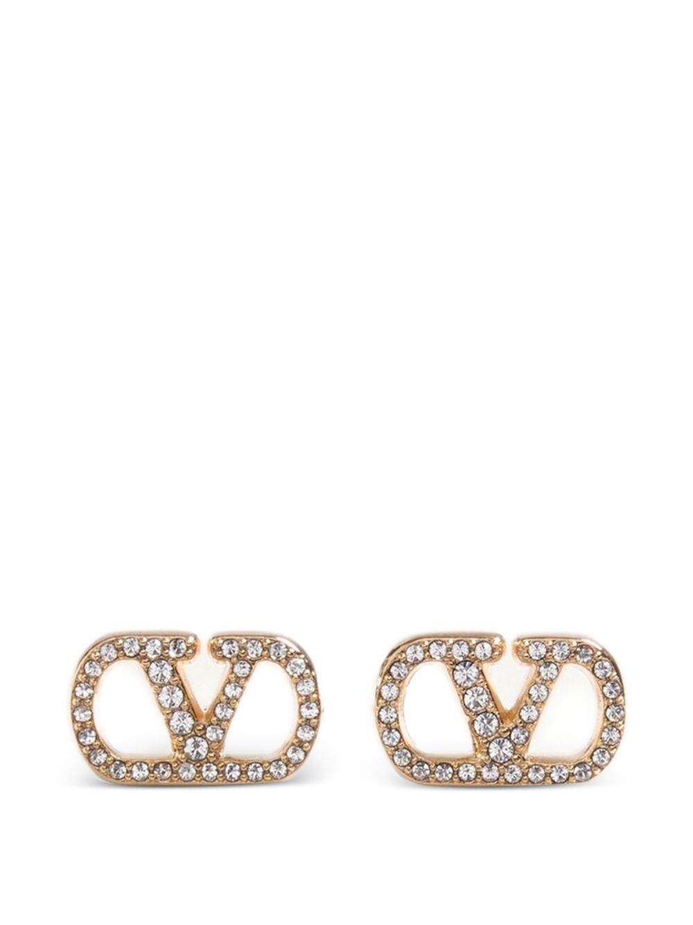 Valentino Garavani Women Vlogo Signature Strass Earrings VALENTINO GARAVANI