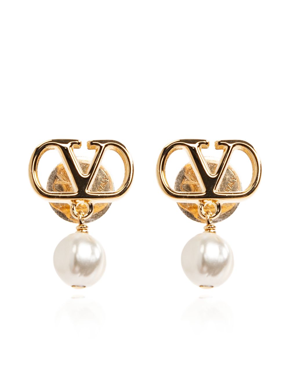 Valentino Garavani Women Vlogo Signature Pearl Earrings VALENTINO GARAVANI