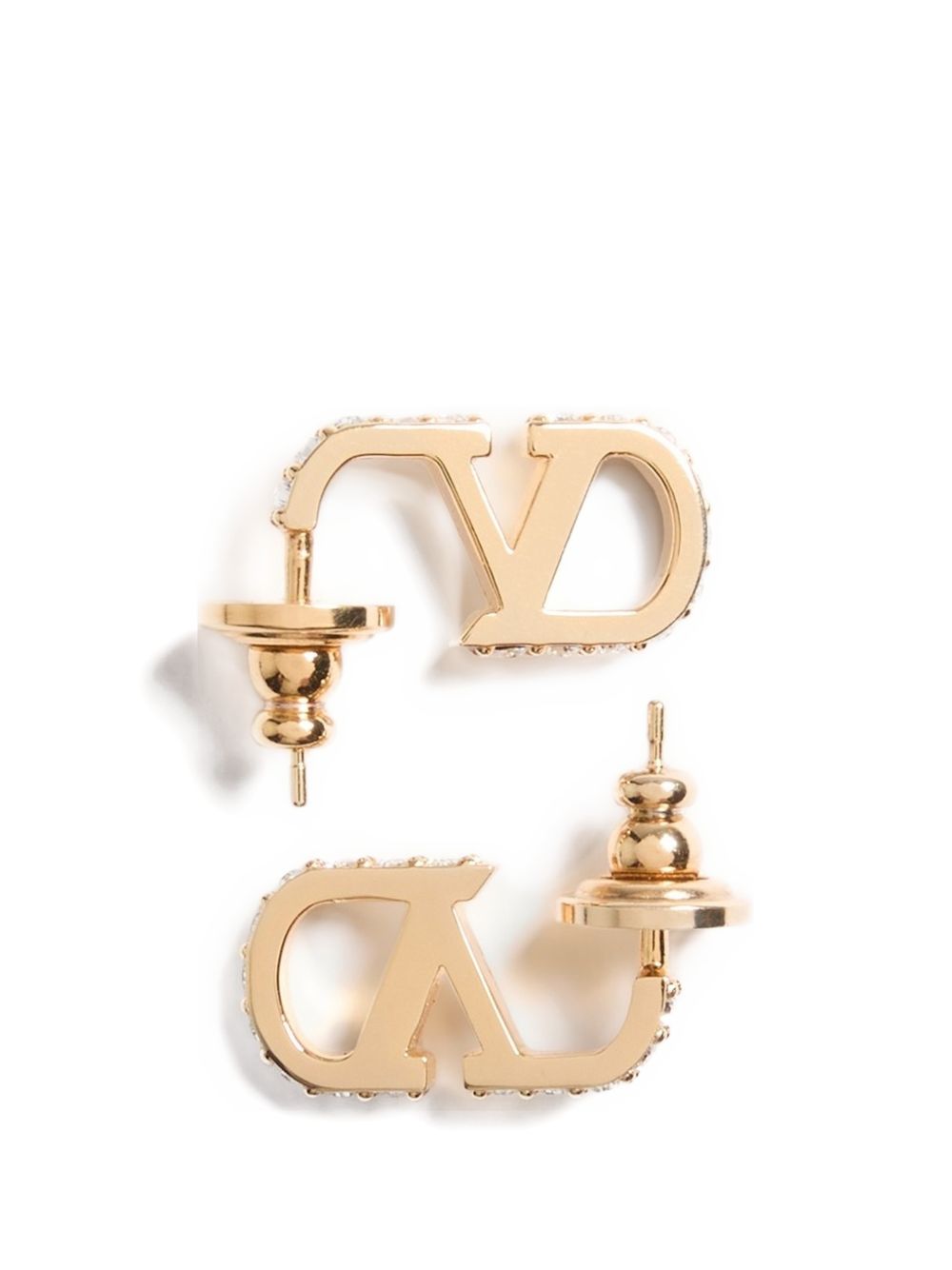 Valentino Garavani Women Vlogo Signature Strass Earrings VALENTINO GARAVANI