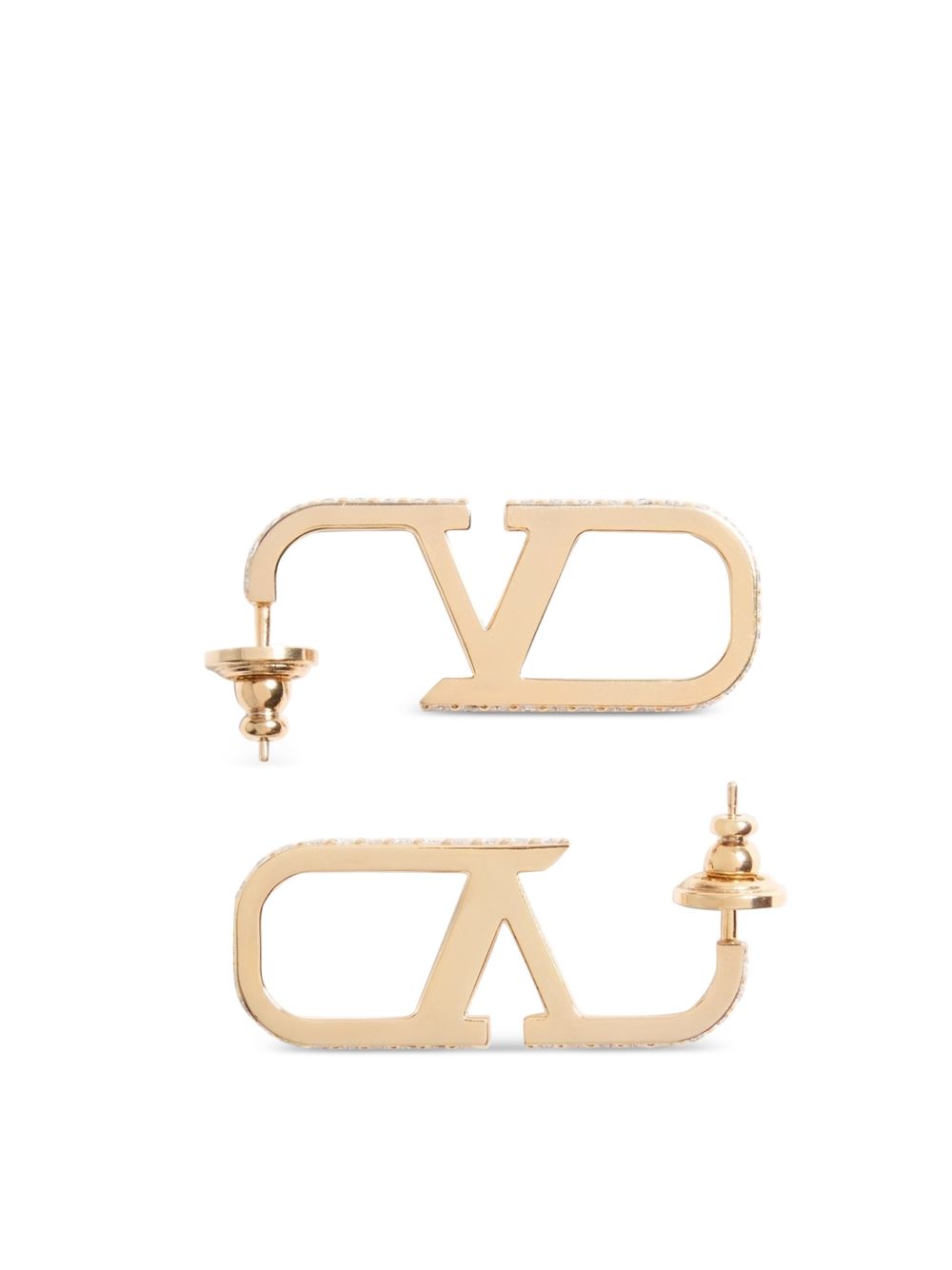 Valentino Garavani Women Vlogo Signature Strass Earrings VALENTINO GARAVANI