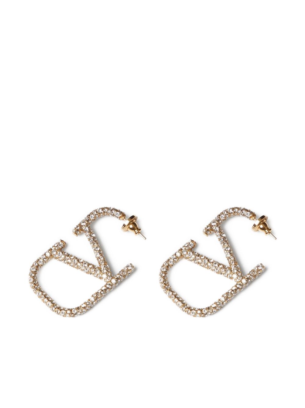 Valentino Garavani Women Vlogo Signature Strass Earrings VALENTINO GARAVANI