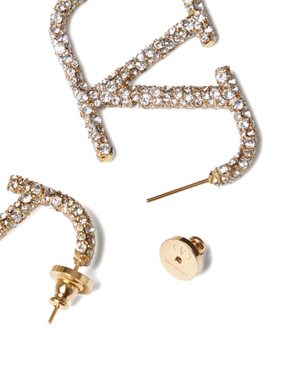 Valentino Garavani Women Vlogo Signature Strass Earrings VALENTINO GARAVANI