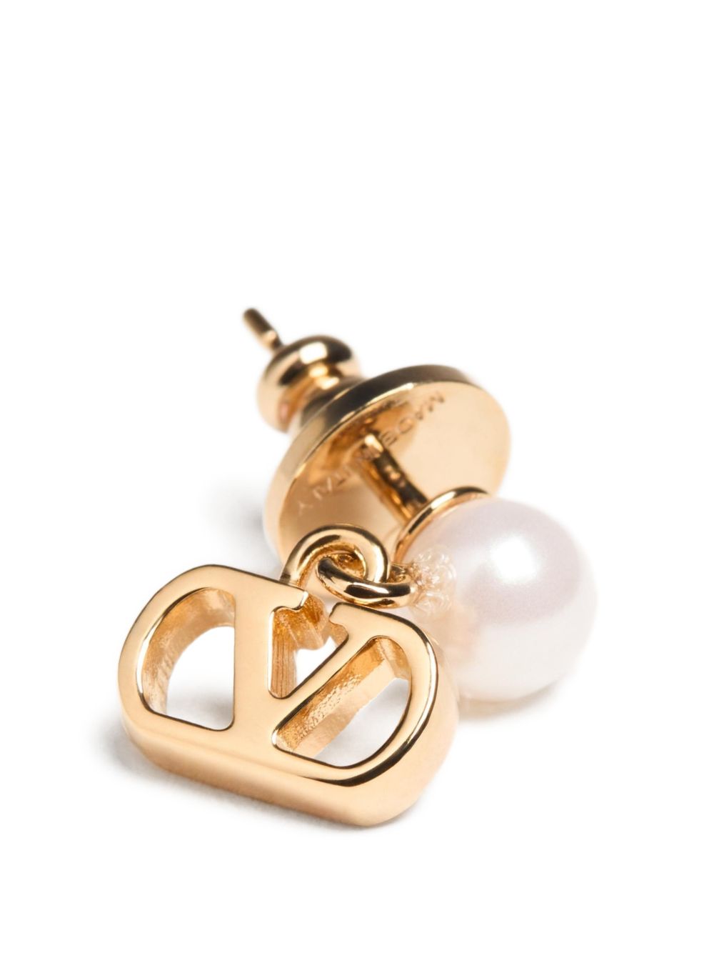 Valentino Garavani Women Vlogo Signature Pearl Earrings VALENTINO GARAVANI