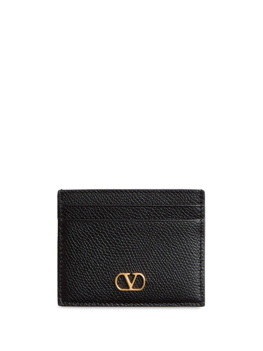 Valentino Garavani Women Vlogo Signature Leather Card Case VALENTINO GARAVANI
