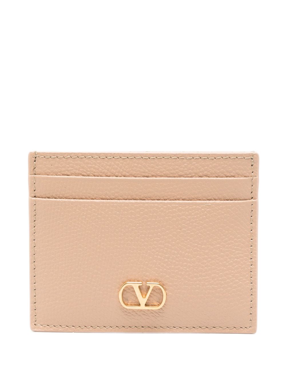 Valentino Garavani Women Vlogo Signature Leather Card Case VALENTINO GARAVANI