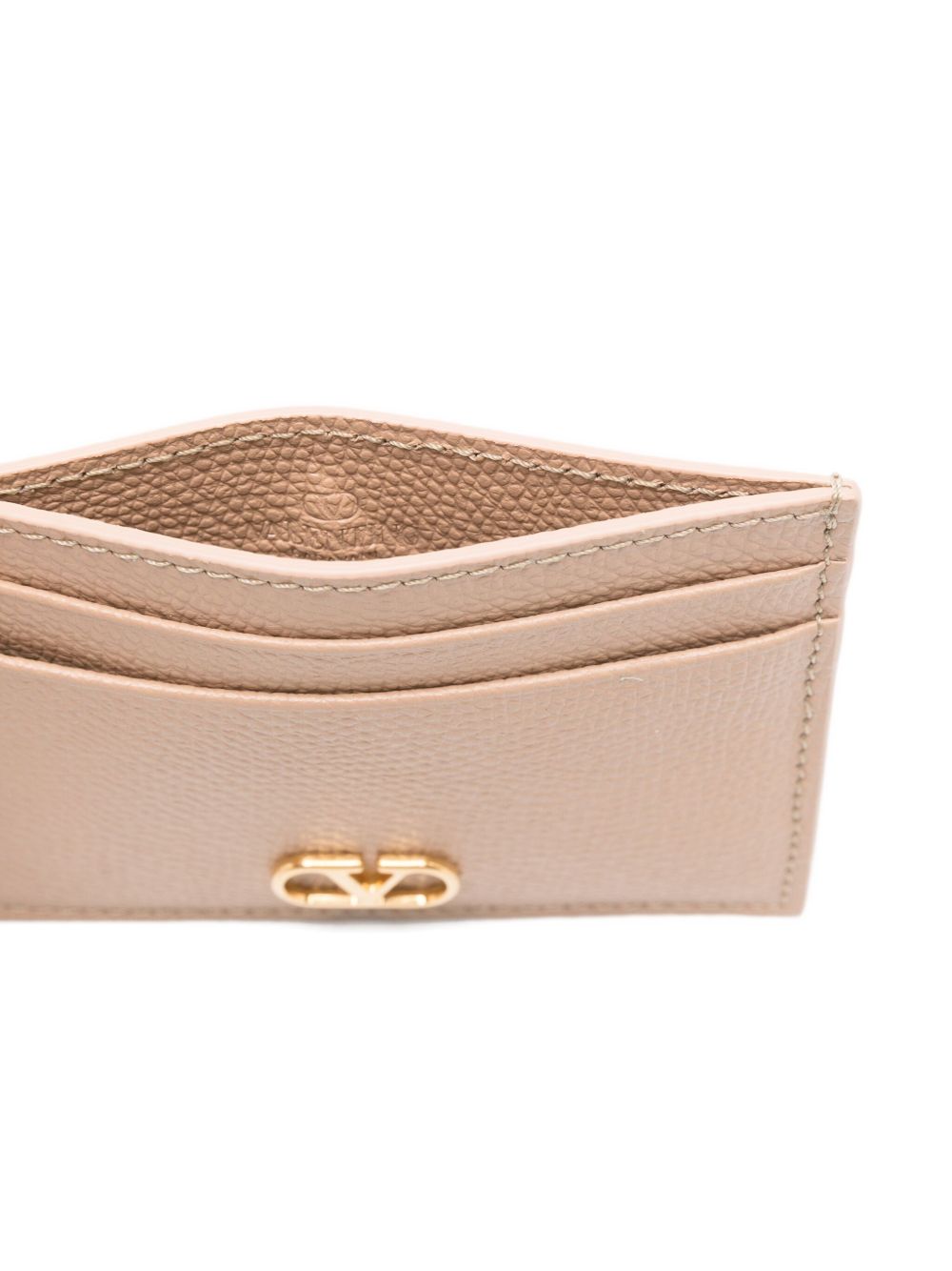 Valentino Garavani Women Vlogo Signature Leather Card Case VALENTINO GARAVANI