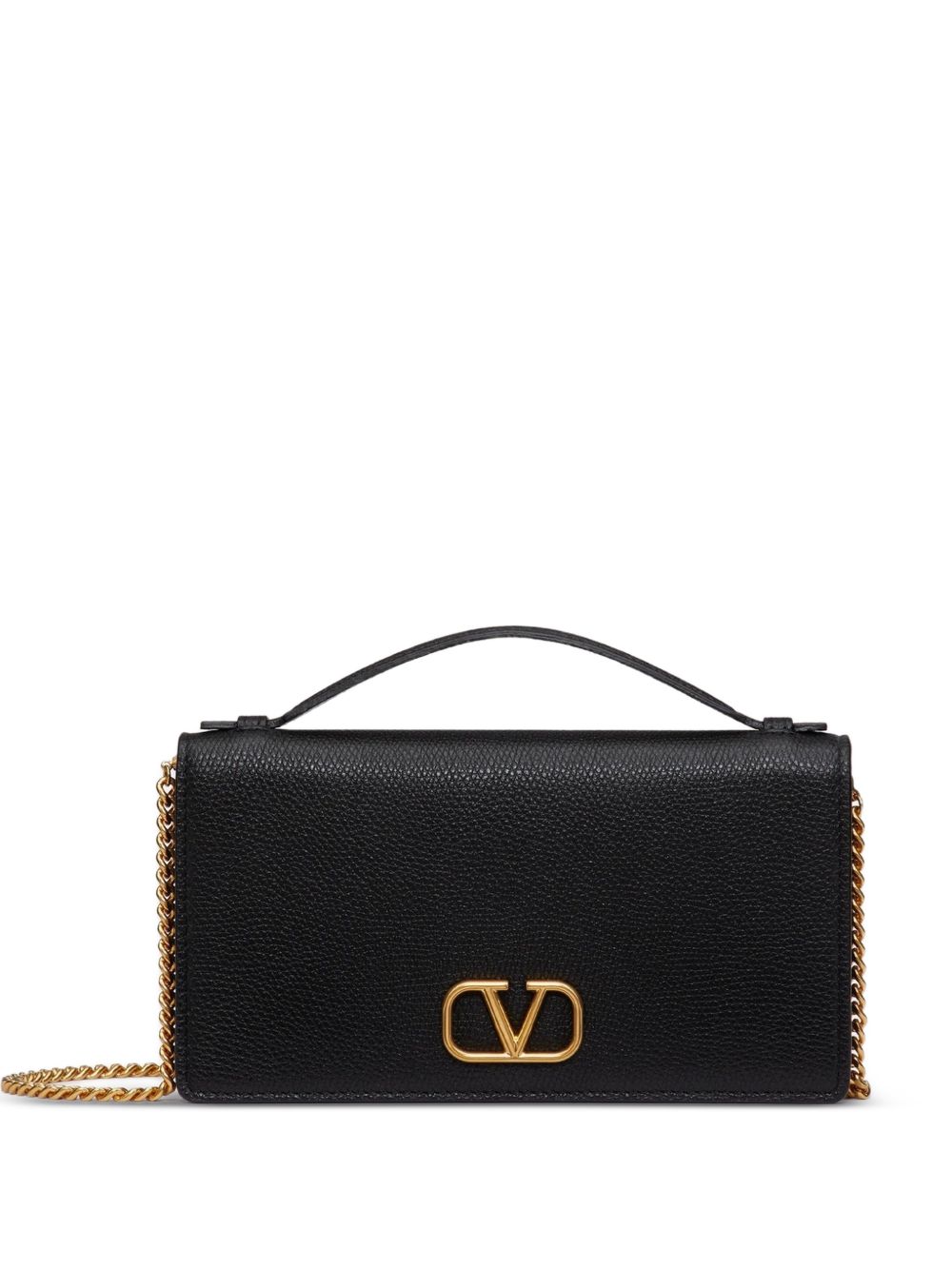Valentino Garavani Women Vlogo Signature Leather Wallet On Chain VALENTINO GARAVANI