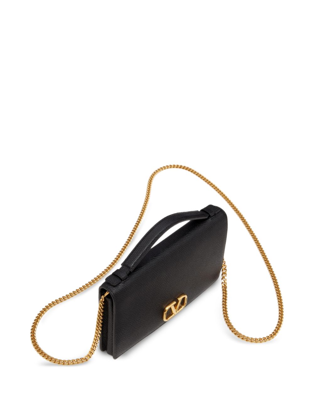 Valentino Garavani Women Vlogo Signature Leather Wallet On Chain VALENTINO GARAVANI