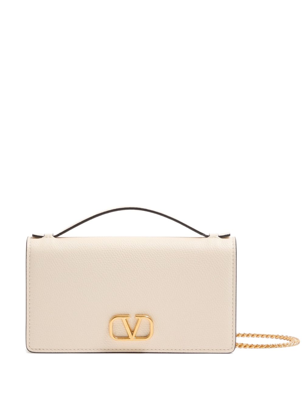 Valentino Garavani Women Vlogo Signature Leather Wallet On Chain VALENTINO GARAVANI