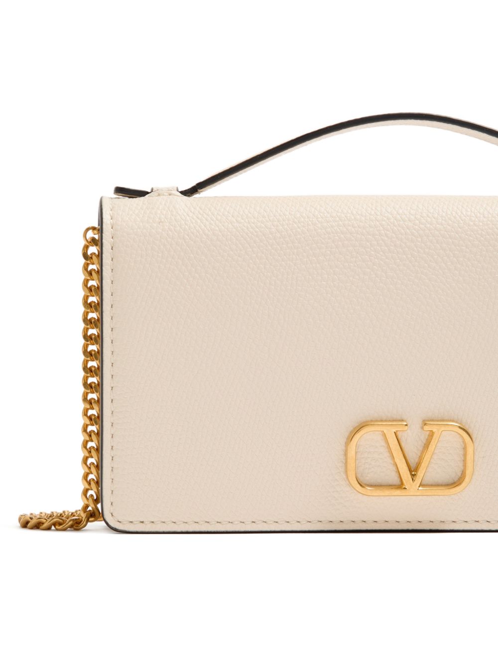 Valentino Garavani Women Vlogo Signature Leather Wallet On Chain VALENTINO GARAVANI