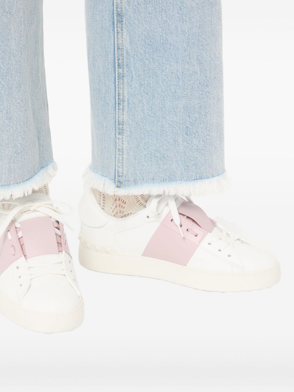 Valentino Garavani Women Opne Leather Sneakers VALENTINO GARAVANI