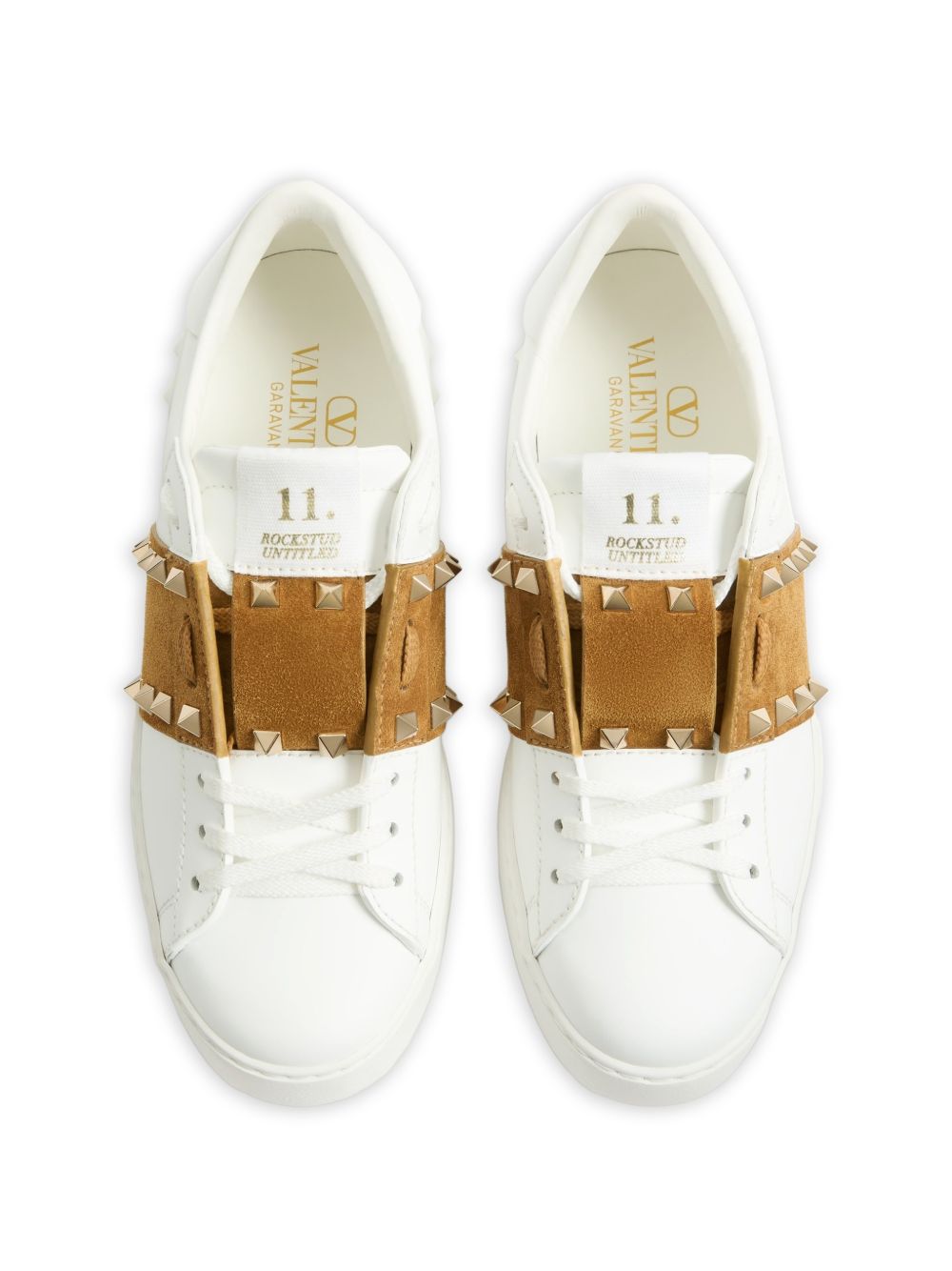 Valentino Garavani Women Rockstud Untitled Leather Sneakers VALENTINO GARAVANI