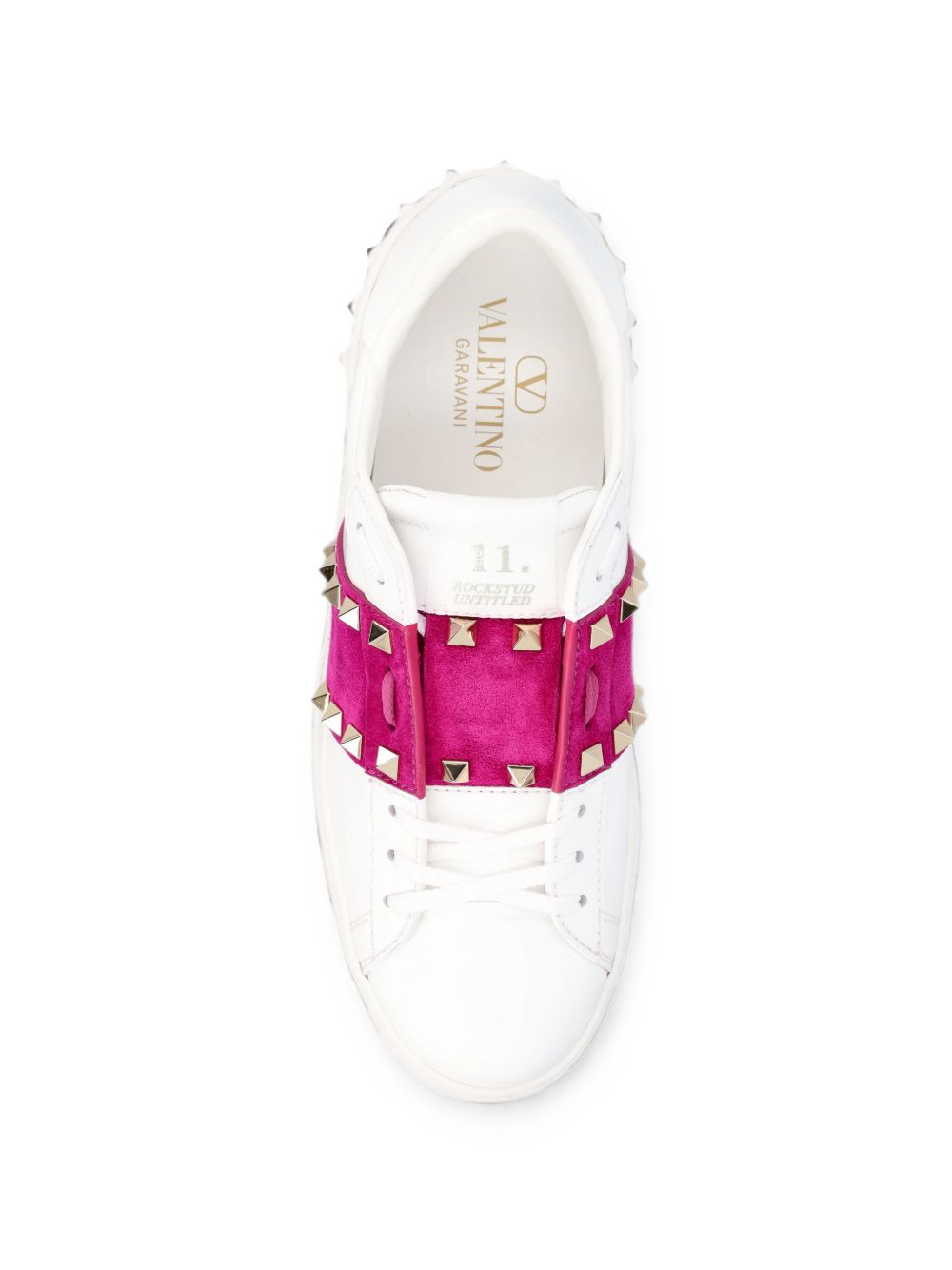 Valentino Garavani Women Rockstud Untitled Leather Sneakers VALENTINO GARAVANI