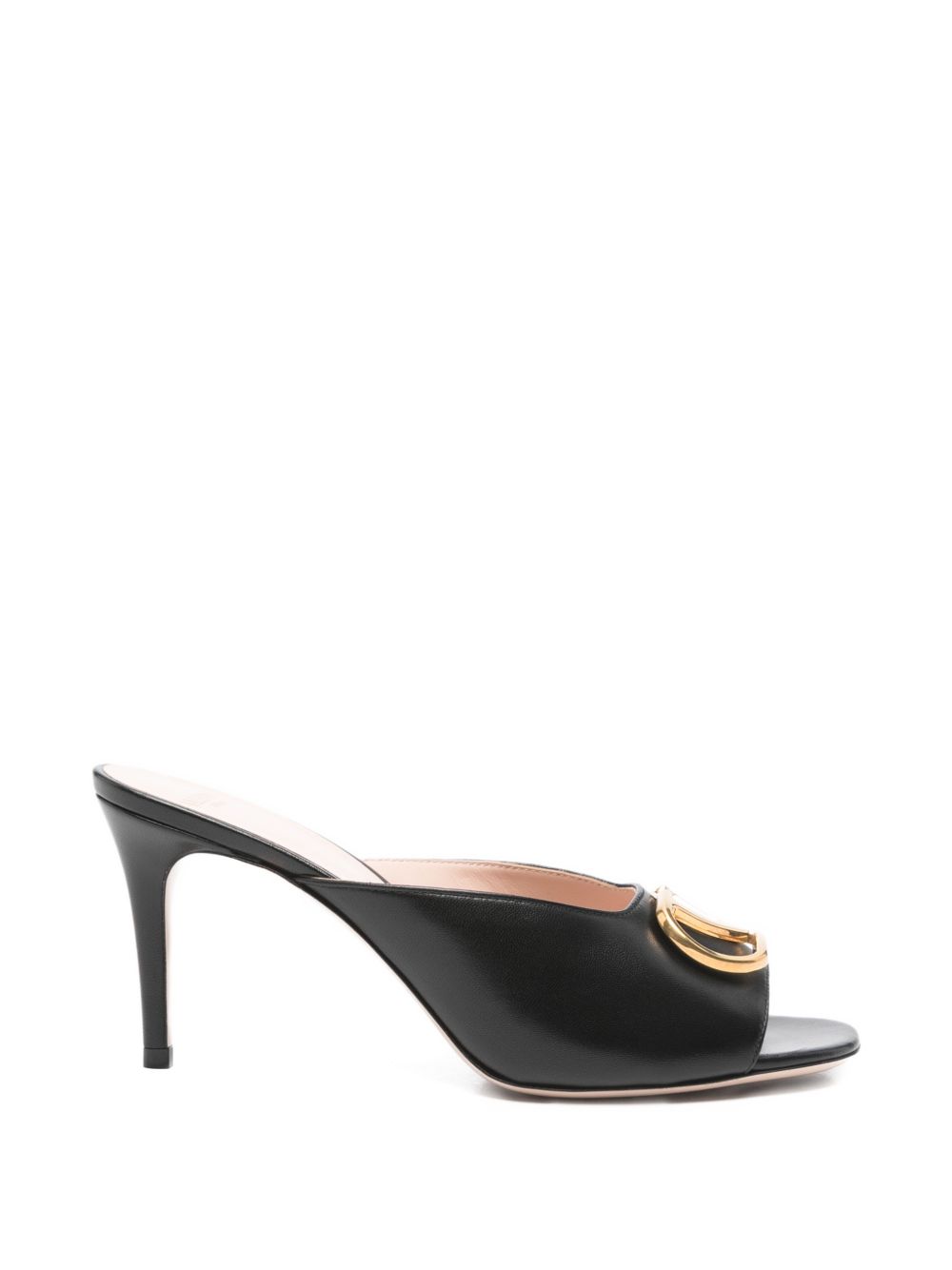 Valentino Garavani Women Vlogo Signature Leather Mules VALENTINO GARAVANI