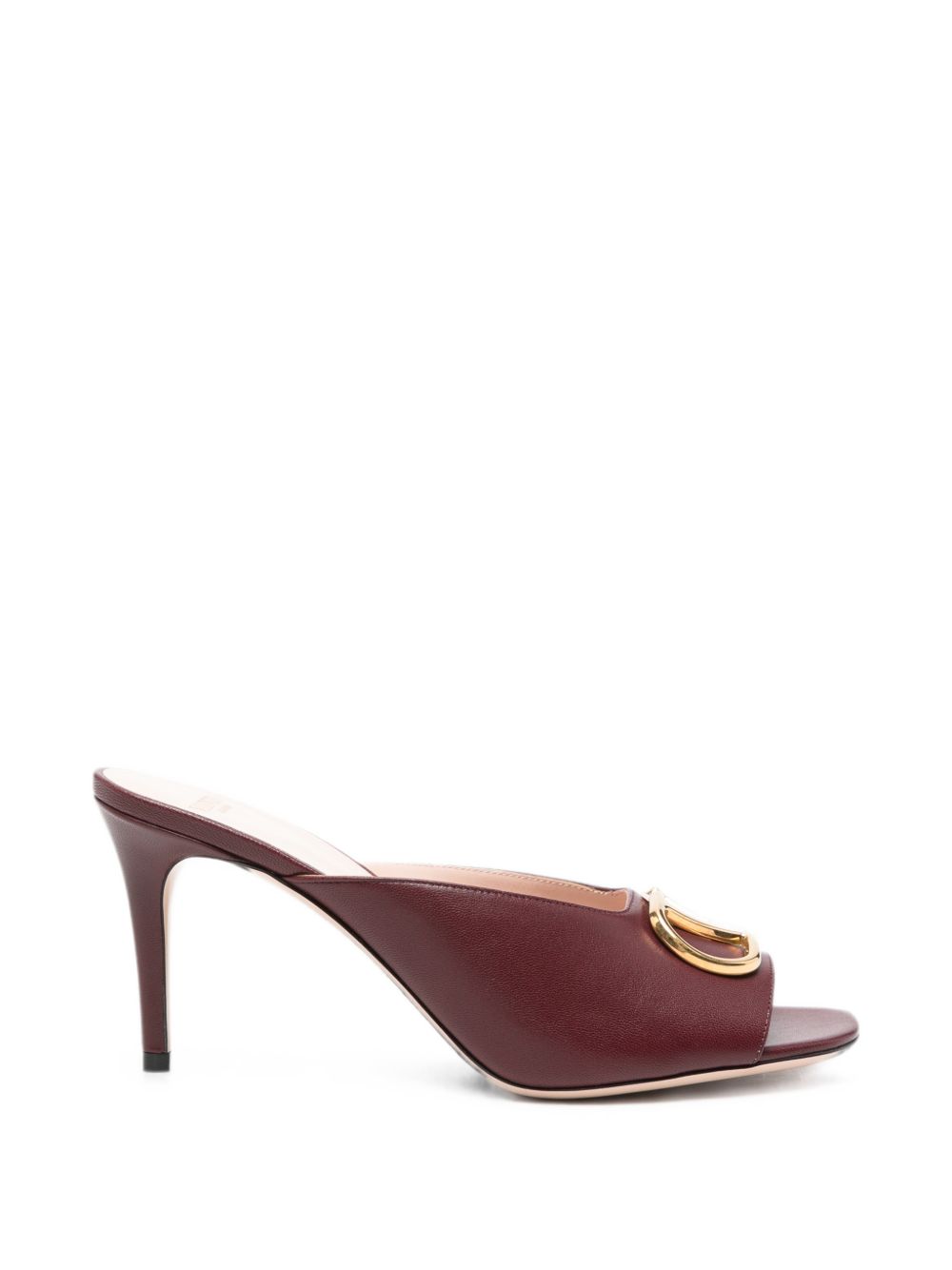 Valentino Garavani Women Vlogo Signature Leather Mules VALENTINO GARAVANI