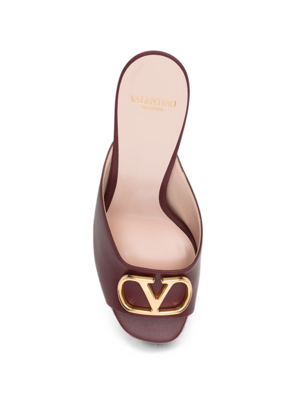 Valentino Garavani Women Vlogo Signature Leather Mules VALENTINO GARAVANI