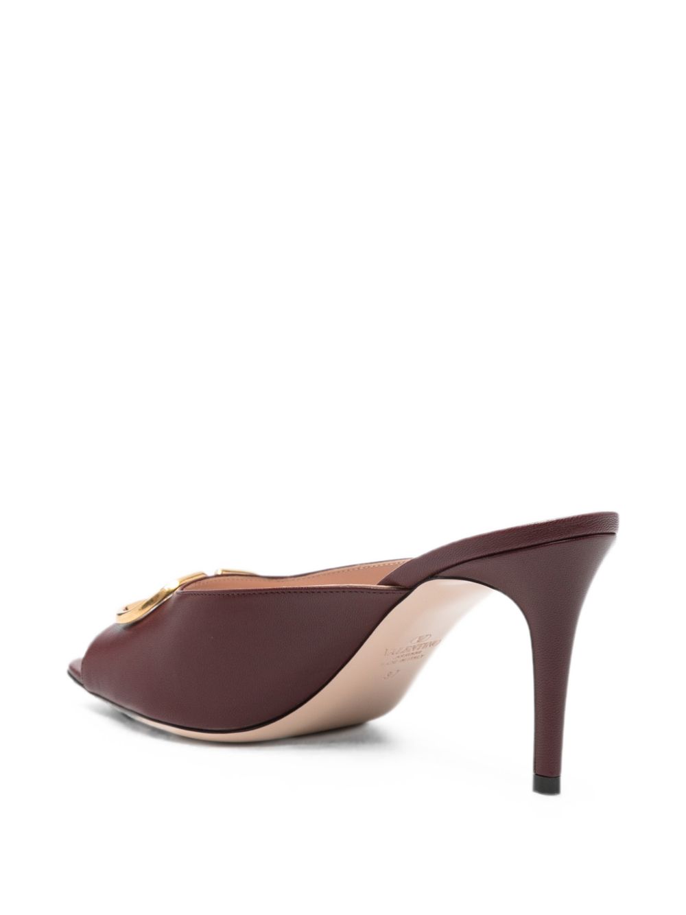 Valentino Garavani Women Vlogo Signature Leather Mules VALENTINO GARAVANI