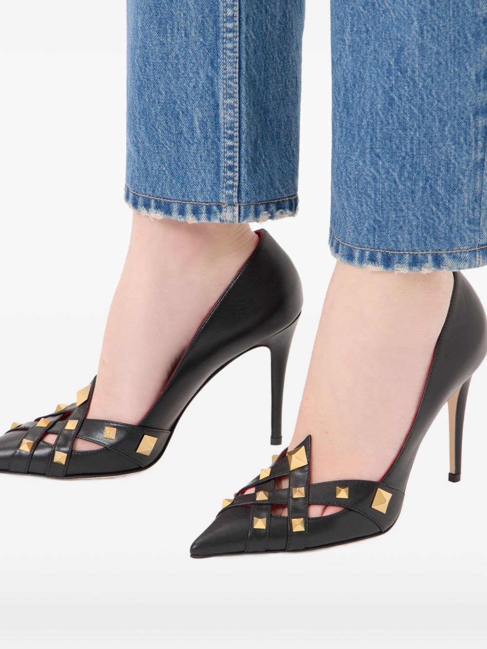 Valentino Garavani Women Studdy Leather Pumps VALENTINO GARAVANI