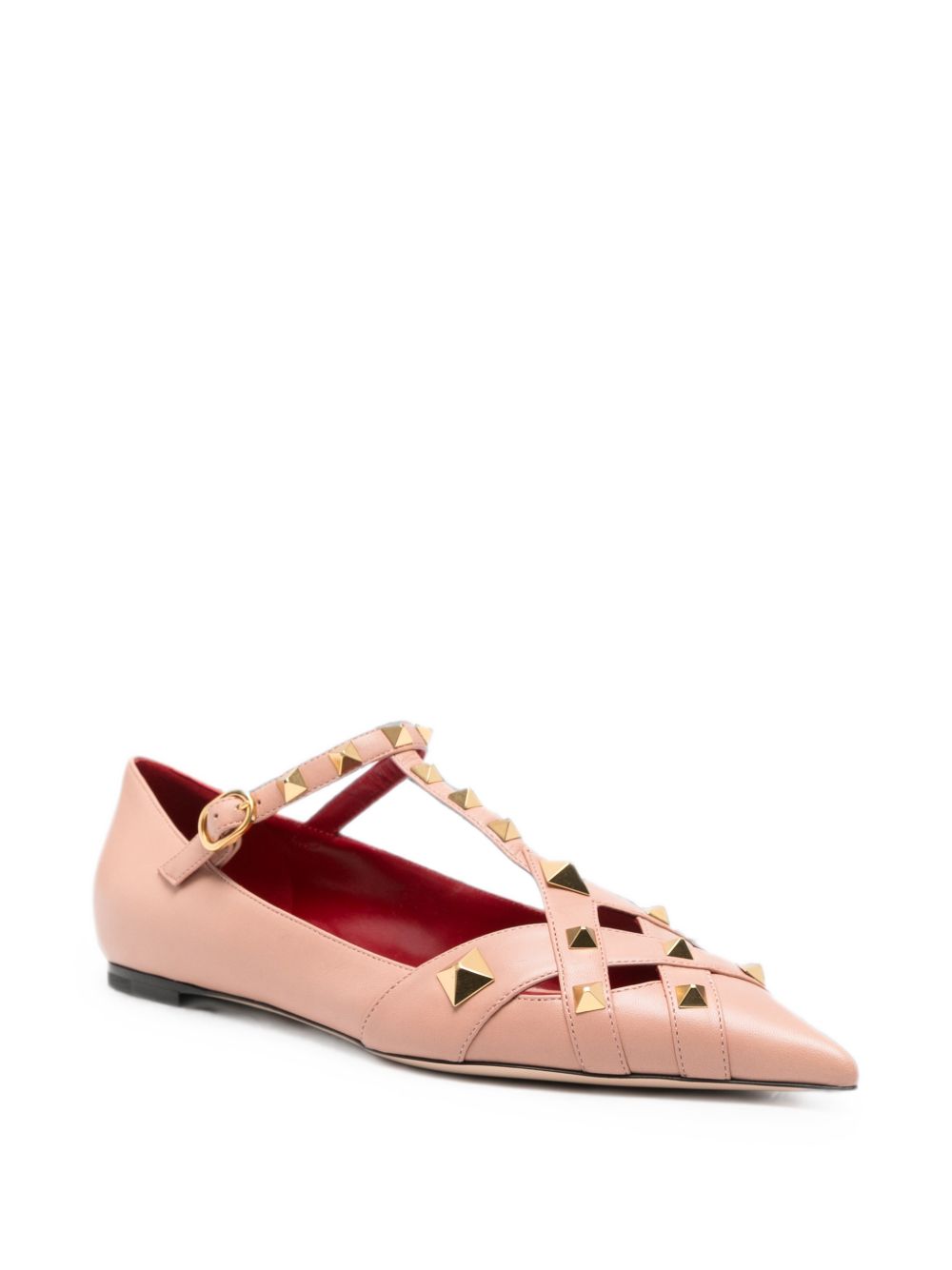 Valentino Garavani Women Studdy Leather Ballet Flats VALENTINO GARAVANI