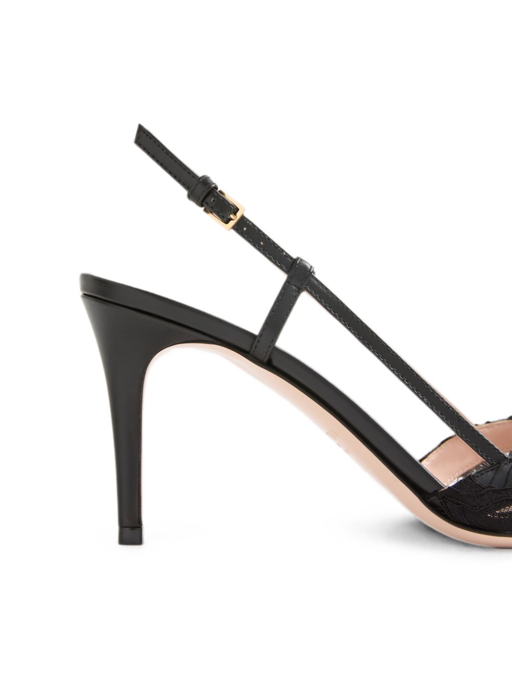 Valentino Garavani Women Vlogo Signature Lace Pumps VALENTINO GARAVANI