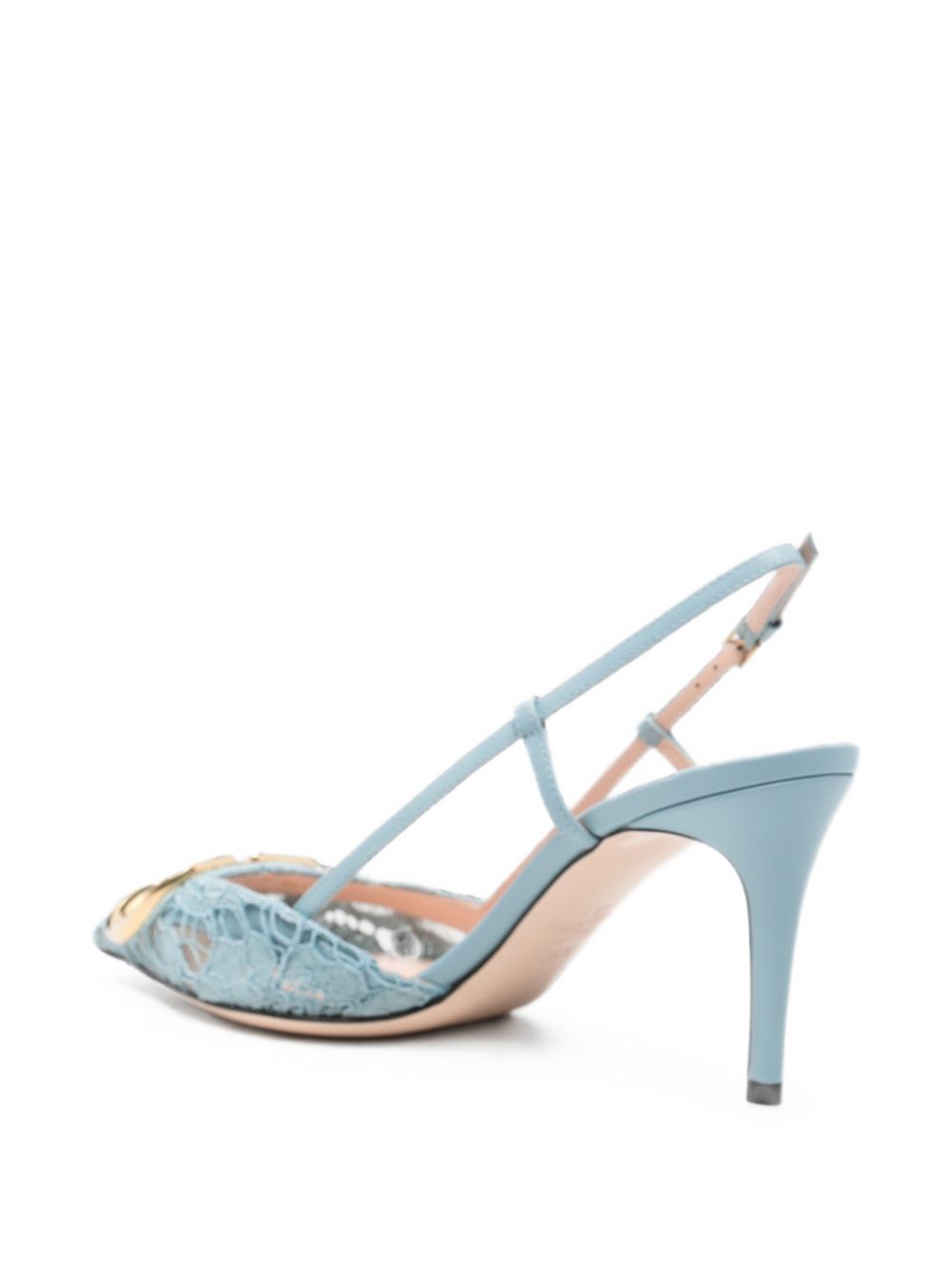 Valentino Garavani Women Vlogo Signature Lace Pumps VALENTINO GARAVANI