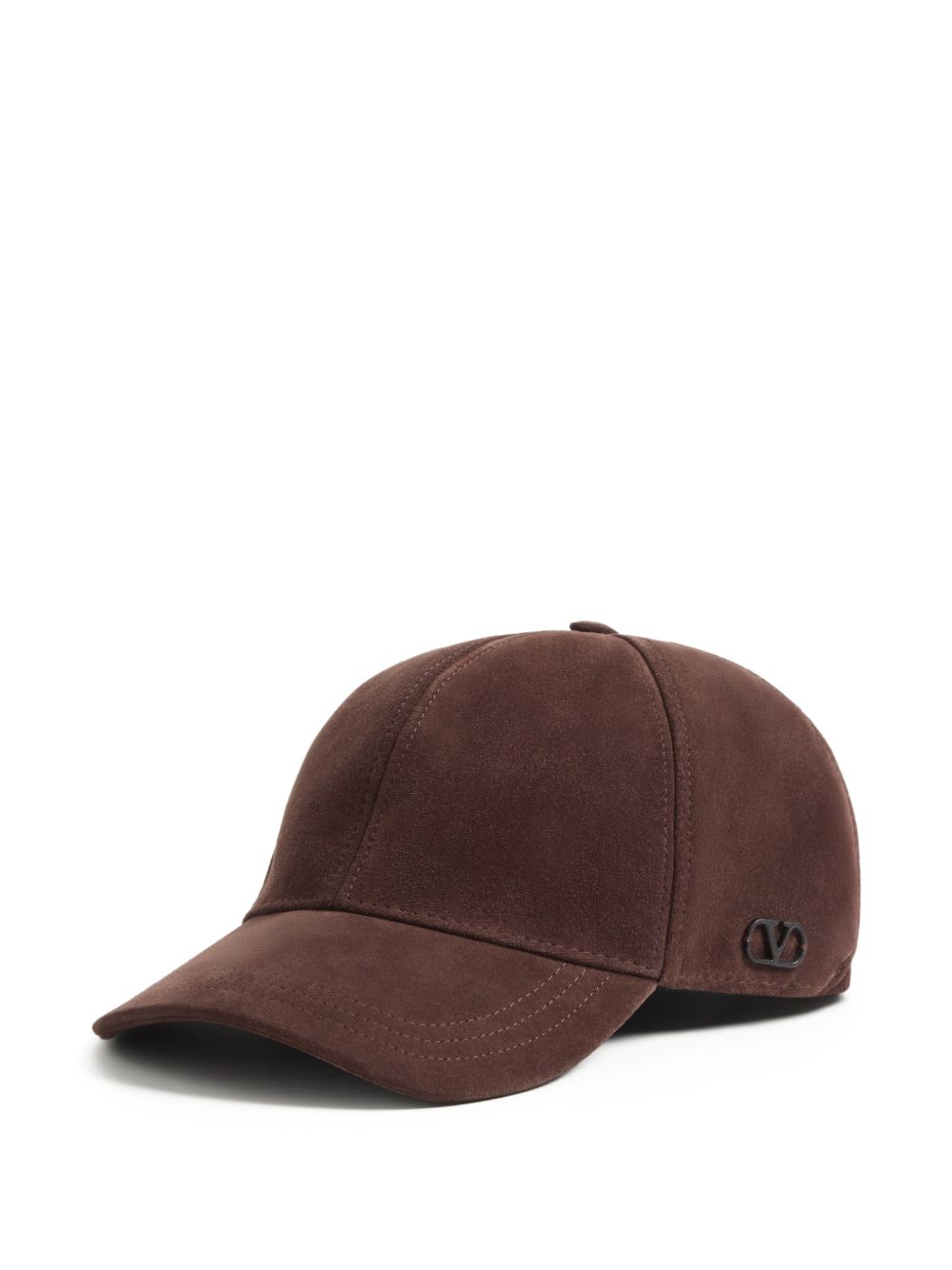 Valentino Garavani Men Suede Leather Baseball Cap VALENTINO GARAVANI