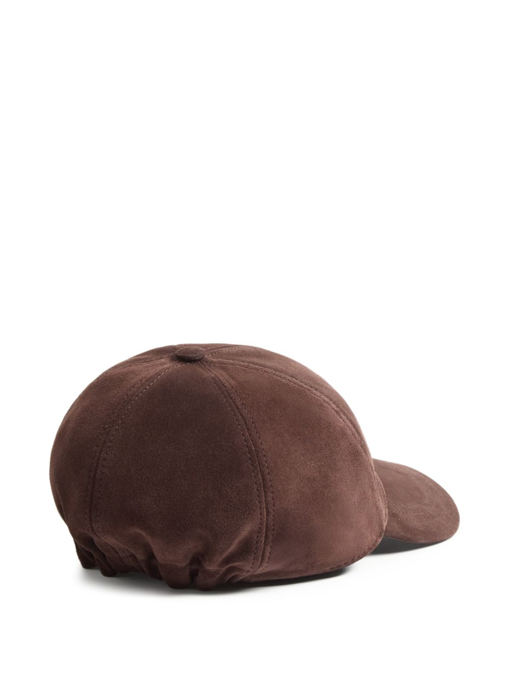 Valentino Garavani Men Suede Leather Baseball Cap VALENTINO GARAVANI