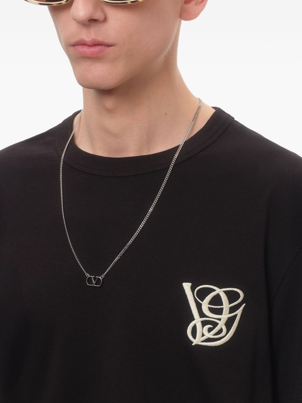 Valentino Garavani Men Vlogo Signature Necklace VALENTINO GARAVANI