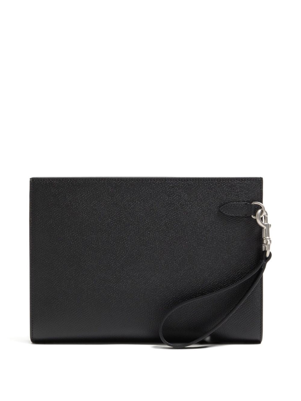 Valentino Garavani Men Vlogo Signature Leather Pouch