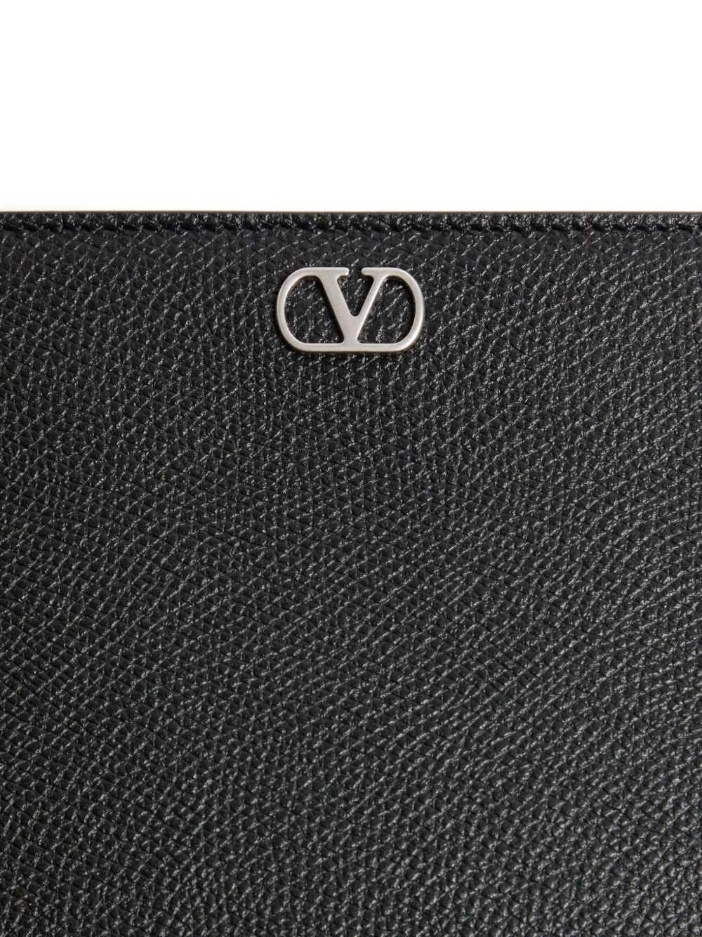 Valentino Garavani Men Vlogo Signature Leather Pouch