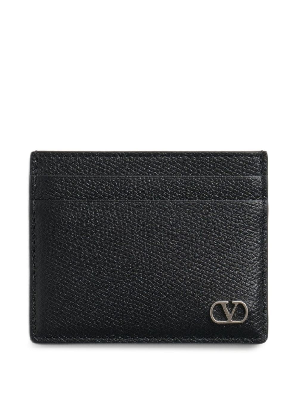 Valentino Garavani Men Vlogo Signature Leather Card Case VALENTINO GARAVANI