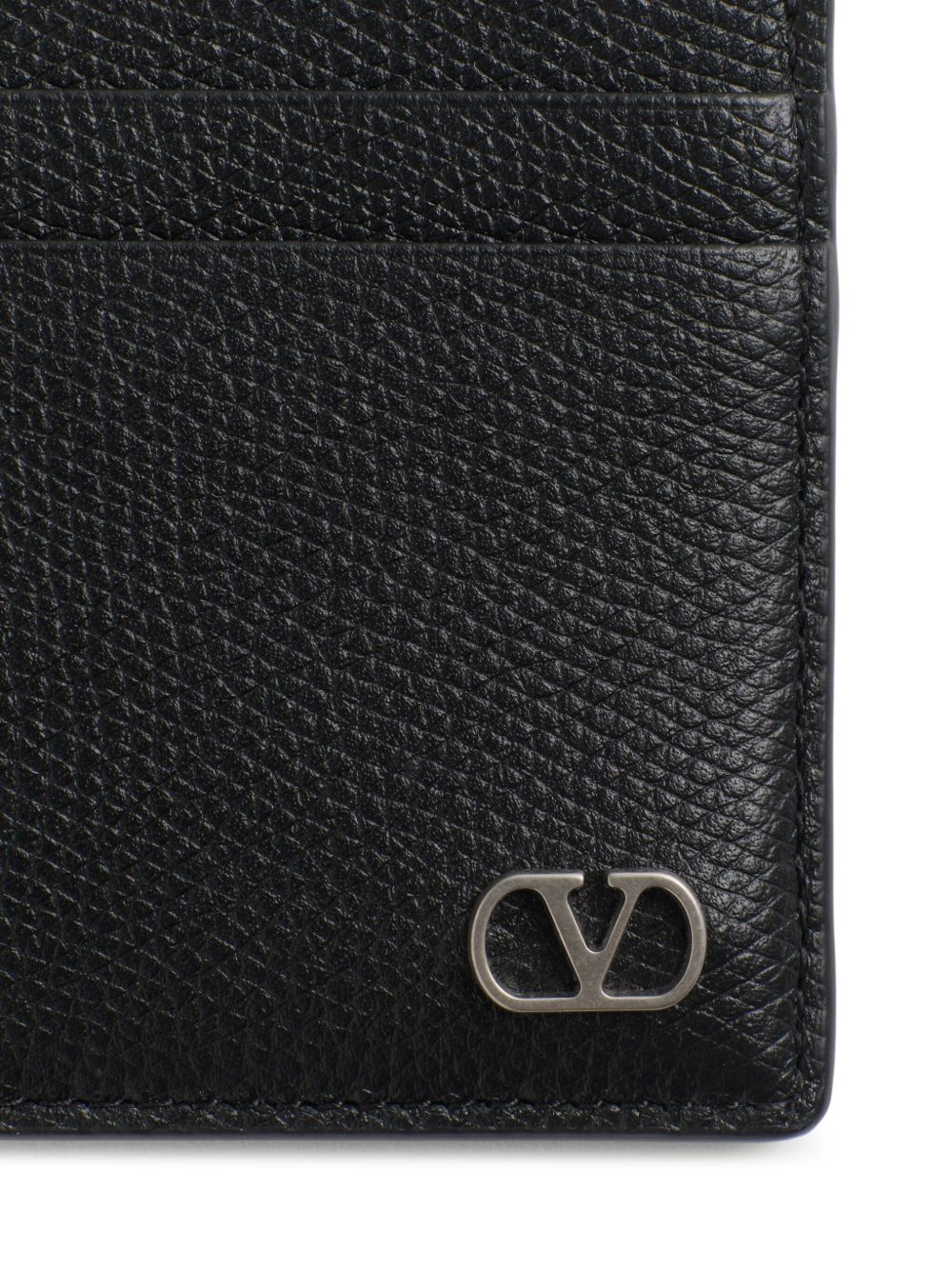 Valentino Garavani Men Vlogo Signature Leather Card Case VALENTINO GARAVANI