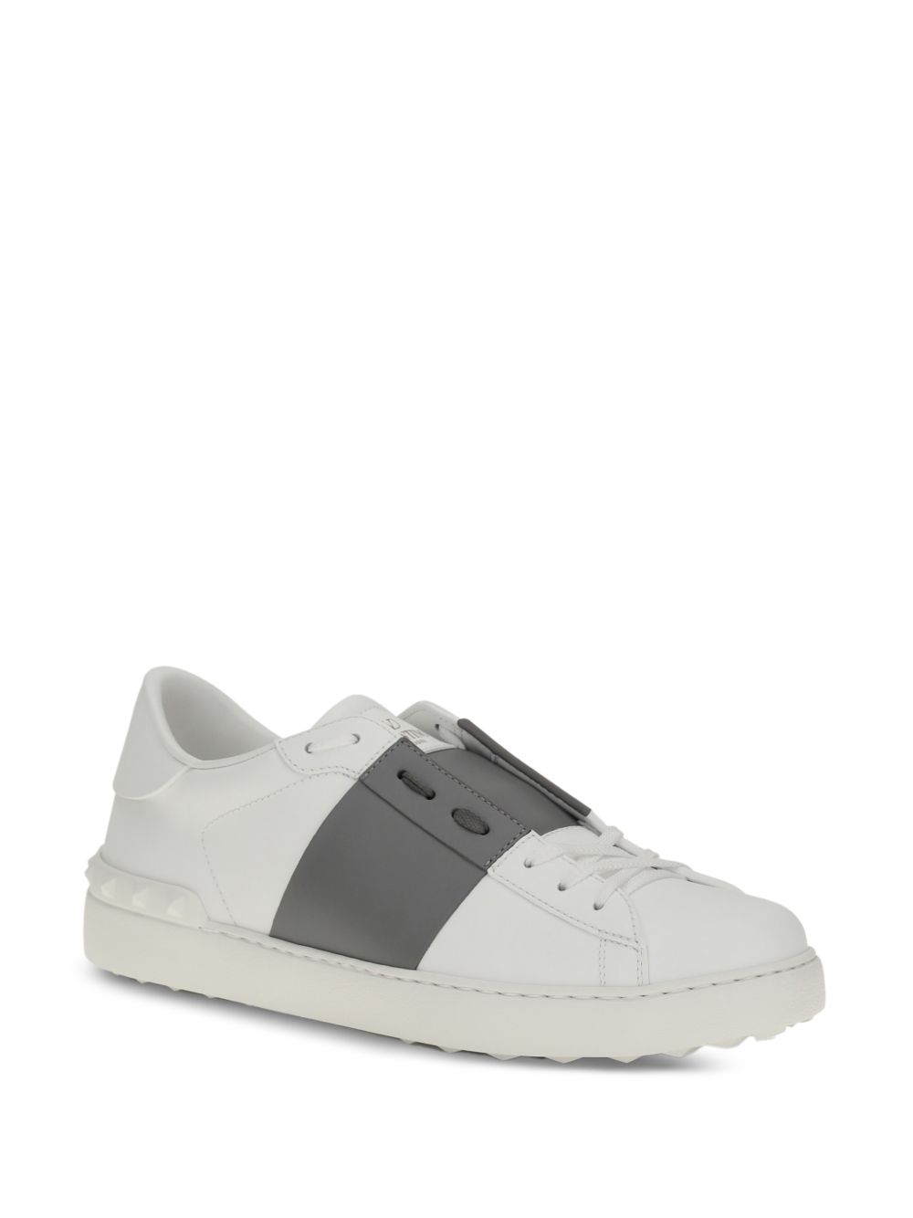Valentino Garavani Men Open Leather Sneakers