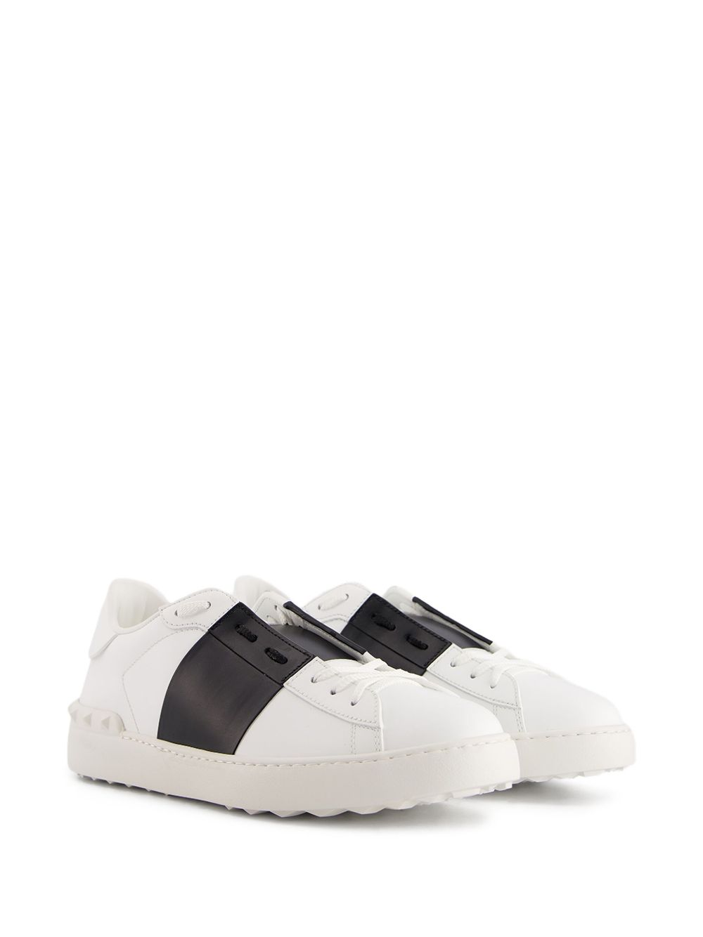 Valentino Garavani Men Open Leather Sneakers