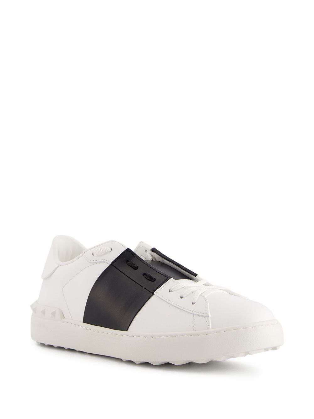 Valentino Garavani Men Open Leather Sneakers