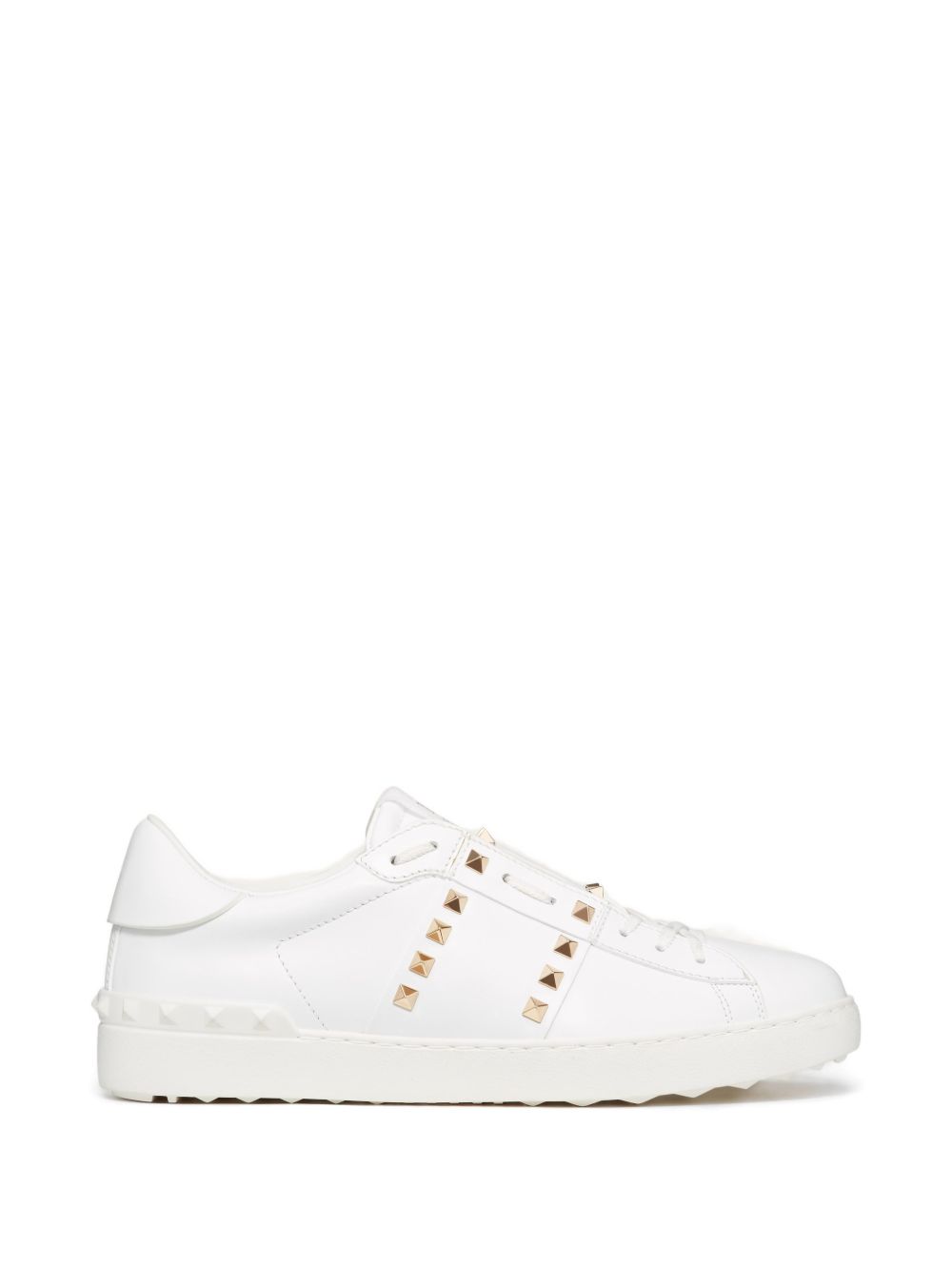Valentino Garavani Men Rockstud Untitled Leather Sneakers VALENTINO GARAVANI