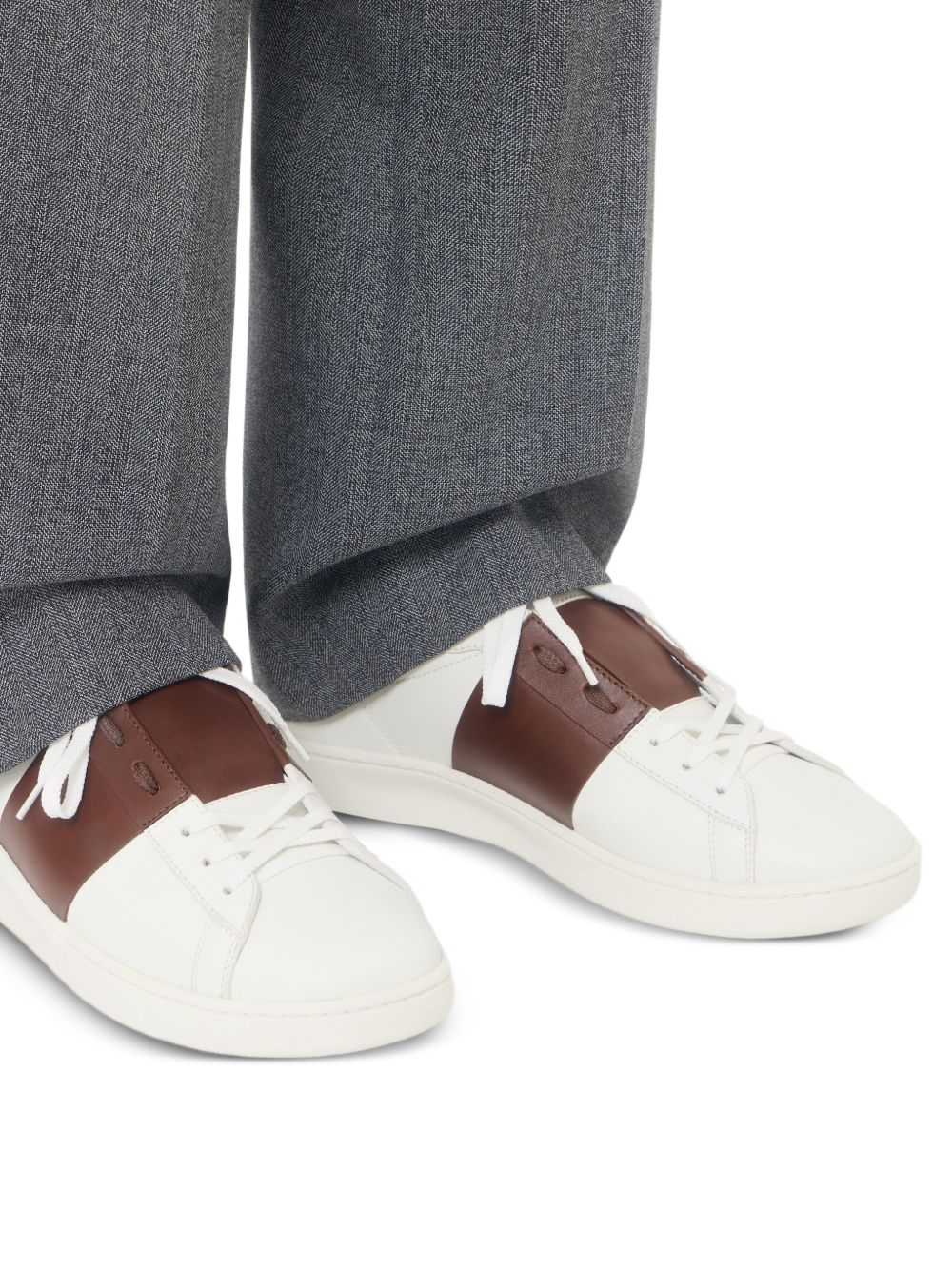 Valentino Garavani Men Open Royco Leather Sneakers VALENTINO GARAVANI