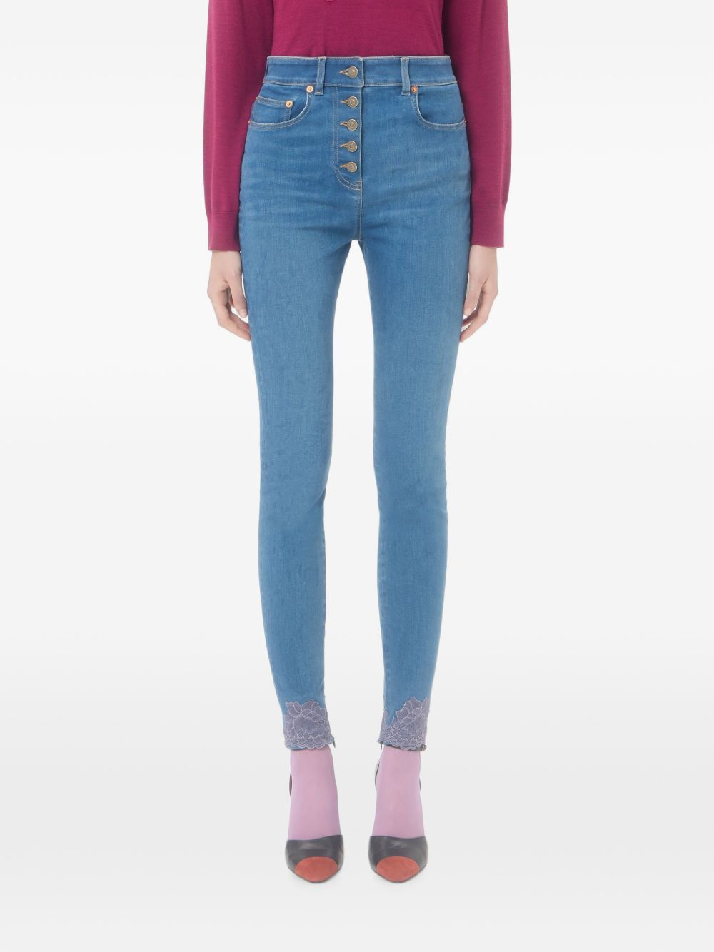 Valentino Women Skinny Denim Jeans VALENTINO