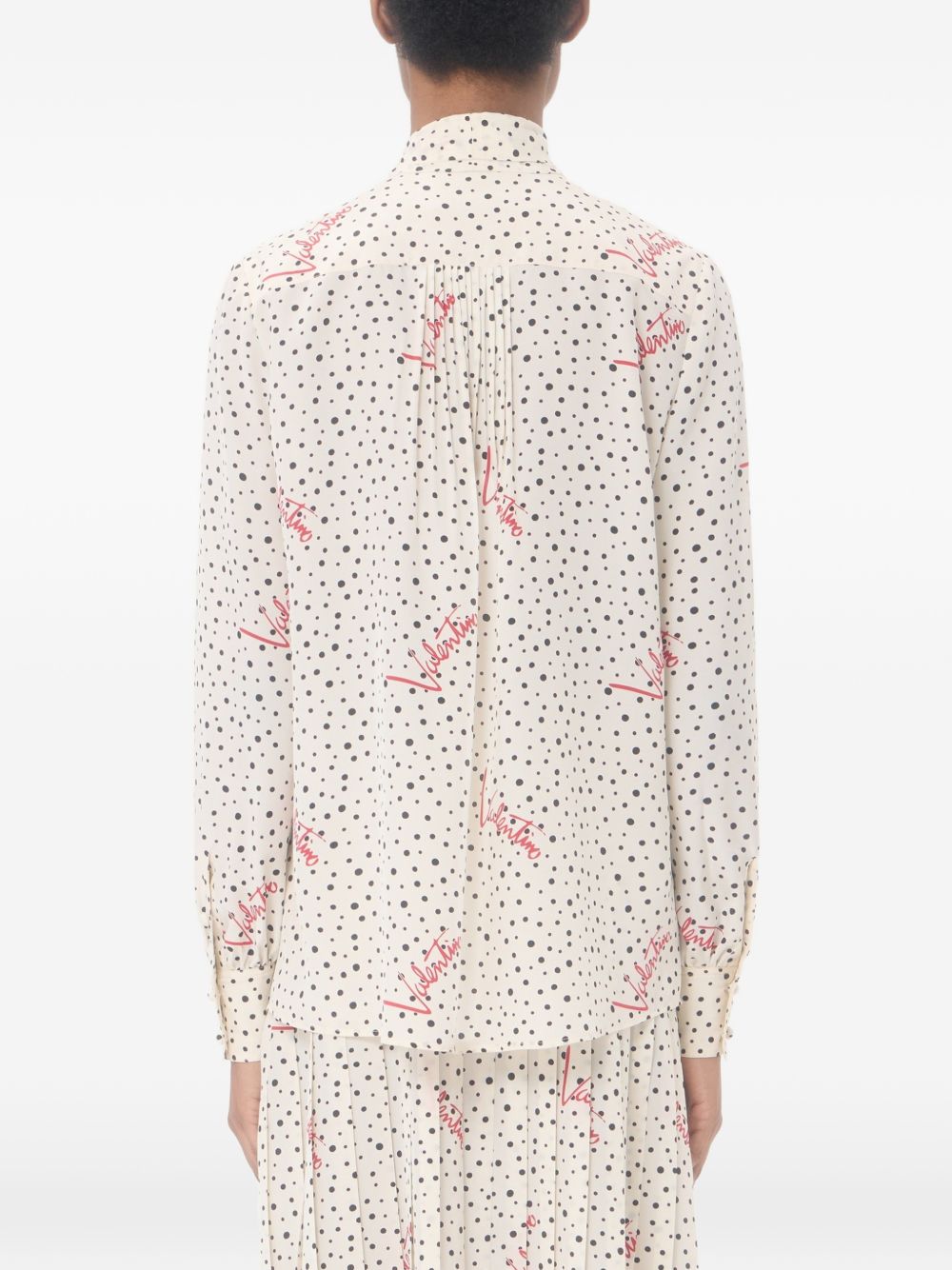 Valentino Women Printed Silk Shirt VALENTINO